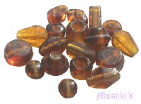 Mixed Glass beads - click here for large view